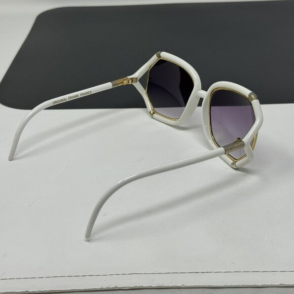 Vintage 1970\'s Ted Lapidus Paris Glasses Sunglasses FRAME Only Scratched Lenses main image 12